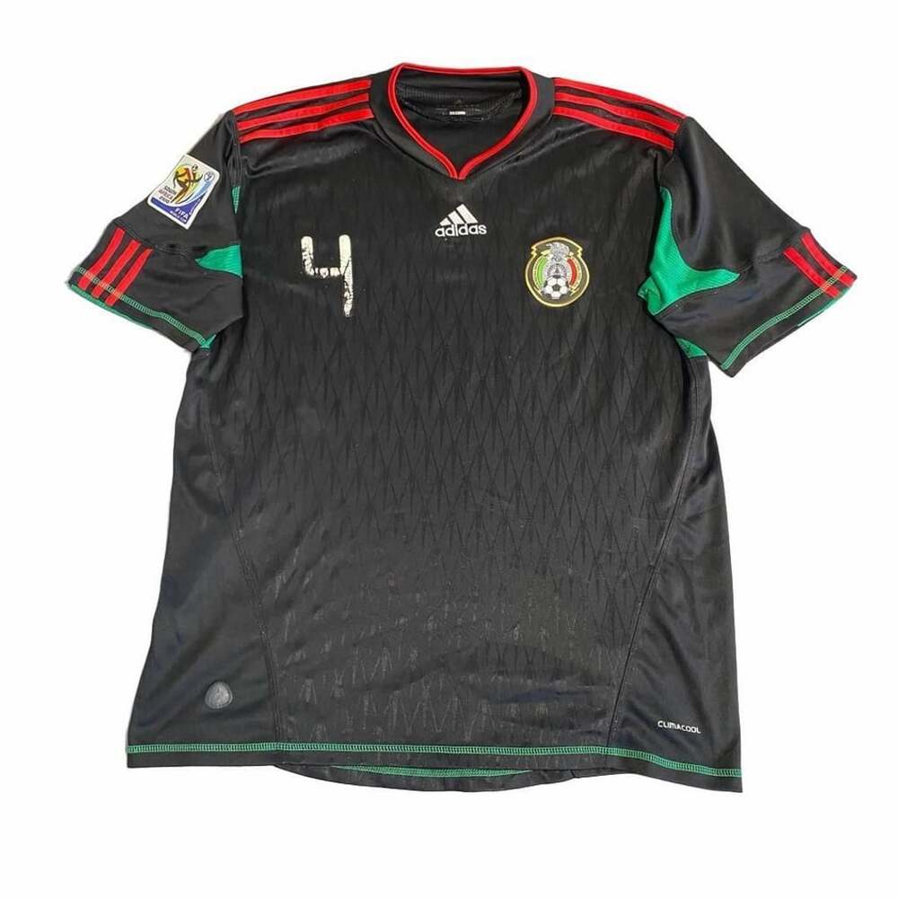 Adidas Mexico 2010 World Cup R. Marquez 4 Away Soccer Jersey